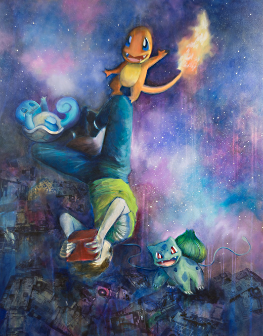 Lost connections painting - pokemon